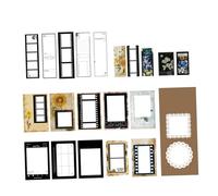 Zerodis 85 Hojas de Pegatinas Vintage para álbumes de Recortes, Pegatinas Autoadhesivas Retro Decorativas para Marcos de Fotos para Diario y Manualidades