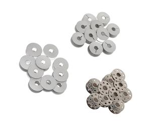 Zerodis Accesorios para Máquinas de Coser Juego de Bobinas para Máquinas Bobinas de Metal Industriales 55623A 270010 40264A con Aluminio de Hierro de Alúmina Ranurado para Máquina de Bordar Plana por