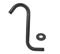 Zerodis ACERO DE ACERO INOXIDABLE Negro DE 8 Pulgadas High High Stish -Extensión DE Miembro Especial para baños: Ideal para Personas Grandes