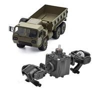 Zerodis Actualización de Eje Diferencial de Engranaje de Metal para FY004 Q64 Q60 MN77 1/16 Coche RC de 6 Ruedas, Accesorio de Eje de Transmisión (maebashi)