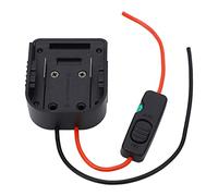 Zerodis Adaptador de Batería ABS Convertidor de Potencia 14.4V 18V para Bicicleta Eléctrica Scooter para BAT607 BAT614 BL1830B Diseño Compacto Fusible 30A Salida Estable Fácil Conexión de Cable