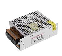 Zerodis Adaptador de Controlador de Fuente de Alimentación de Interruptor, Convertidor de Voltaje de Aleación de Aluminio 24V 5A para Luces LED e Impresoras 3D (S-60-24 (24V/2.5A/60W) CA 100-240V)