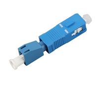 Zerodis Adaptador de Fibra óptica, Convertidor Híbrido óptico Monomodo SC Macho a LC Hembra para Redes de Comunicación de Redes de Telecomunicaciones