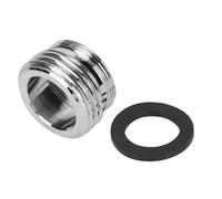 Zerodis Adaptador de Válvula Desviadora de Grifo de Cocina, Latón Cromado, Conecta el Fregadero de la Cocina a la Manguera de Jardín, para Elaboración de Cerveza Casera