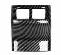 Zerodis Ajusteo Trasero Decorativo para la Cubierta de Ventilación con Instalación Simple para Aficionados del Estilo Automático de Plástico ABS (Color de fibra de carbono negro)