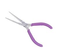 Zerodis Alicates de Punta de Aguja Mini Alicates de Acero con Alto Contenido de Carbono para Hacer Joyas, Multifuncionales de 6 Pulgadas con Ergonómico y Resorte para un Uso Cómodo