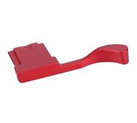 Zerodis Aluminio Aleación Aleja Atrada, Manija de Cámara Segura para la Cámara sin Espejo X-100F X100T X-A5 con Diseño Ergonómico, Liviano y Práctico, Fácil de Montar (Rojo)