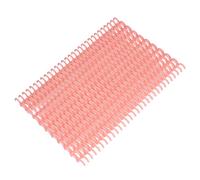 Zerodis Anillos de Hojas Sueltas, Cortables con Bricolaje, Elegante Diseño de Cierre de Pilar Cerrado, Lomos de Encuadernación para Uso en Oficina (Rosa claro)