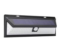 Zerodis Aplique Solar, Luz LED de Seguridad para Jardín, 118 LED, Luces con Sensor de Movimiento Impermeables para Exteriores, Patio, Garaje