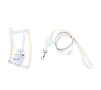 Zerodis Arnés Ajustable de Malla Suave para Gatos con Correa para Gatos Pequeños, Medianos y Grandes, Arnés de Cuerpo de Nailon Transpirable, Fácil Control, Estilo Chaleco, Anillo de (1)