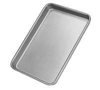 Zerodis Bandejas para Hornear Bandeja para Pan de Acero Inoxidable Recubrimiento Antiadherente Distribución Uniforme del Calor Bandeja para Hornear Rectangular Apta para Lavavajillas para Cocina