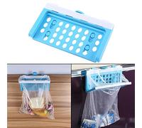 Zerodis Bastidor de Basura de Plástico, Recipiente para Cocina Estante de Bolsa de Basura Plegable Colgante de Residuos de Basura Estantes y Soportes para Cocina 20.8 x 11.5 cm