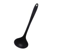 Zerodis Basting Spoon un Diseño de una Pieza Ligeramente a la Cuchara de Silicona para Agitar los Utensilios de Cocina de 11.2 Pulgadas para Preparar la Cena (BLACK)