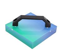 Zerodis Bloque de Artesanías Dispositivo de Enfriamiento Rápido Herramienta Artesanal Enfriador HTV Portátil Color Degradado Accesorios y Suministros de Prensa de Calor con Asa para Transferir