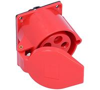 Zerodis Bloque de Flujo Industrial de Alto Rendimiento -5-5 Pin 32A 220-380 V para Sistemas Químicos, Enchufes Impermeables