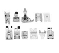 Zerodis Bolsas de Compresión Juego de Prensatelas Material de PVC de Aleación de Zinc de Alta Dureza 11 Tipos Diferentes para Diversas Necesidades de Costura con de Revestimiento Inferior para