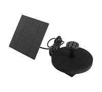 Zerodis Bomba De Recreación De Jardín Kit De Fuente Pequeña Abs para Baño De Pájaros Y Decoración De Jardines con Elevación De 120 Cm para Amantes del Jardín Fuente Solar Al Aire Libre Bricolaje