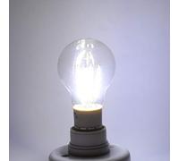 Zerodis Bombilla para Decoración de Jardín, PC Transparente, Globo de Luz de Alto Brillo y Eficiencia Energética para Entornos Domésticos y Hoteleros, Filamento Led de 12V E27 (4w)