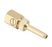 Zerodis Boquilla de Fuente de Latón Universal Ajustable, Cabezal de Pulverización Recto, Rosca Hembra, DN15, Válvula de Fuente de Agua (4 puntos DN15)