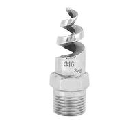 Zerodis Boquilla Espiral, Hilo Macho de Acero Inoxidable Anti -obstrucción de la Objeción o Cono Sólido (G3/8 DN10)