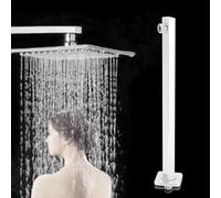 Zerodis Brazo de Extensión de Ducha de Acero Inoxidable Pulido de 16 Pulgadas de Largo, Construcción Duradera y Diseño Elegante para una Cómoda Experiencia de Ducha en el Hogar