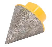 Zerodis Broca de Biselado, Broca Avellanadora de 60 Grados para Ensanchar la Forma del Orificio con Tecnología de Soldadura Fuerte Al Vacío, para Mármol de Granito Cerámico