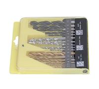 Zerodis Broyos de Perforación de Alta Velocidad de Acero para Madera, Mampostería y 16 Piezas, con Plástico de Corte Lateral de Corte Lateral Kit de Punta Larga para Agujeros de Herramienta de Metal