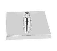 Zerodis Cabezal de Ducha LED, Cuadrado de 8 Pulgadas, 7 Colores que Cambian la Presión del Agua, Cabezal de Ducha Tipo Lluvia con Luz Activada y Conector Giratorio para Baño y Hogar