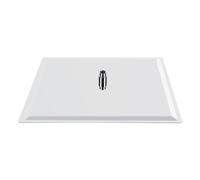 Zerodis Cabezal de Ducha Tipo Lluvia Cuadrado de 20 Pulgadas, Cabezal de Ducha Rociador de Baño Tipo Lluvia Moderno de Acero Inoxidable con Rosca G1/2 con Boquillas de Silicona para el