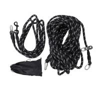 Zerodis Cable Reflectante para Amarrar Perros, Correa de Cuerda con Carro Giratorio de 360 Grados, Portátil y Resistente, con Broche de Acero Inoxidable para Acampar Al Aire Libre,