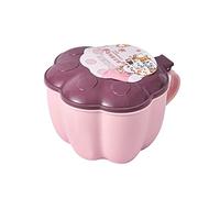 Zerodis Caja de Condimentos de 4 Compartimentos, Recipiente de Almacenamiento de Especias para Cocina con Caja Interior Extraíble para Condimentos de Cocina de Mesa, Sal, Pimienta (PINK)