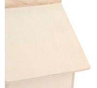 Zerodis Caja de Madera para Cría de Pájaros, Pajarera Colgante para Periquito, Jaula para Mascotas Al Aire Libre, Suministros para Refugio de Animales