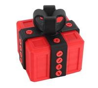 Zerodis Caja de Regalos Molestos, Broma Impresa Novedosa en 3D Presente con Baches Sorpresa de Sorpresa, una Caja de Take Apart para Obtener Regalos para Almacenar la Decoración de las (Negro rojo)