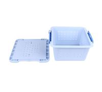 Zerodis Caja del Hámster de Gran Espacio con Excelentes Orificios de Ventilación, Fácil Carga y Descarga de la Caja de Transporte con Animales Pequeños para Caras de Hámster, Adecuados para Viajes