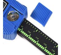 Zerodis Calibrador Vernier LCD Digital, Herramienta de Medición Electrónica de Acero Inoxidable de 150 Mm para Mediciones de Precisión, Bricolaje y Artesanos (BLUE)