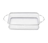 Zerodis Canasta de Fritura de Acero Inoxidable Duradera para Papas Fritas y Anillos de Cebolla de Bricolaje - Ergonómico - para Chefs de Casas Grandes Tamaño (27 * 12 * 6)