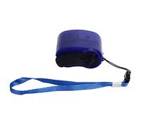 Zerodis Cargador de Teléfono con Manivela USB Cargador de Emergencia Manual ABS 5.5V 600mA con Luz LED Salida USB Estándar para Viajes Al Aire Libre Senderismo Camping Tableta Móvil (Blue)