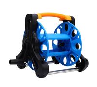 Zerodis Carrete de Manguera de Jardín, 35 M de Capacidad, Ligero, Montado en la Pared, Portátil, Fácil Instalación, Carrete de Manguera de Agua con Mango Antideslizante