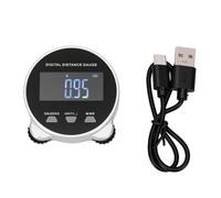 Zerodis Cinta Métrica Digital, Pantalla LCD, Recargable, 0 a 199.999m | Rueda de Distancia de Rodadura, 10 Conjuntos de Memoria de Almacenamiento de Datos, Admite de Unidades de Visualización,
