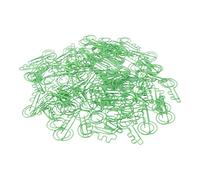 Zerodis Clips de Papel en Forma de Llave, 100 Unidades, Clips Decorativos de Metal de Hierro para Organizar Documentos, Lindas Abrazaderas de Planificador para la Escuela, la Oficina y el Hogar