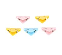 Zerodis Clips para útiles Escolares con Capacidad para 40 Hojas con Agarre Fuerte para Organizar Documentos Pruebas Partituras Musicales Clips para Papel Triangulares de ángulo Grande para Papel