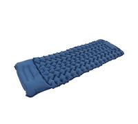 Zerodis Colchoneta Ergonómica para Dormir, Colchón Inflable de Nailon para Acampar con Válvula a Prueba de Fugas, Soporte para Exteriores para Mochileros (Azul Oscuro)