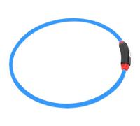 Zerodis Collares para Perros, Correas, Collar Ligero Ultrabrillante Recargable, Tamaño Ajustable para Perros y Gatos Pequeños, Medianos y Grandes, Collar Led para con USB (luz Azul)