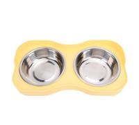Zerodis Comederos Juego de Cuencos Elevados para Comida y Agua para Gatos para Gatos de Interior Platos para Antivómitos Inclinados y Elevados a Prueba de Salpicaduras con 2 Cuencos de Comida para
