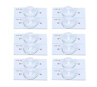 Zerodis Componentes Electrónicos Tablero de Fibra de Vidrio Luces LED de 3 V de Alto Brillo y Resistentes a los Arañazos para Aplicaciones de Reparación y Retroiluminación de Televisores LED 20