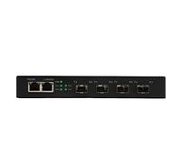 Zerodis Conmutador de Fibra Ethernet SFP, hasta 120 Km 100-240 V Transceptor de Fibra Ethernet 2 Puerto Eléctrico para Red (Enchufe de la UE)