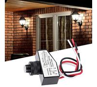 Zerodis Control de Luz de Interruptor Fotoeléctrico de Alta Potencia para Jardín, 120-277VAC 50/60Hz, Mini Interruptor de Fotocontrol Electromecánico