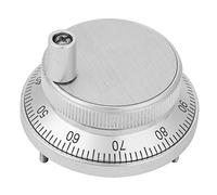 Zerodis Control H Rueda Generador de Impulsos Manual de Metal Volante Electrónico 60 Mm de Diámetro para Tornos CNC Rectificadoras Fresadoras Volante CNC, Plástico