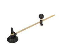 Zerodis Cortador de Vidrio Circular con Ventosa Cortador Ajustable para Círculos de Vidrio Diámetro 20 Cm/7,9 Pulgadas Ideal para Aplicaciones HVAC (aleación 3)