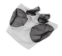 Zerodis Cubierta de Cara de Caballo, Protección Auditiva Cómoda y Transpirable para Evitar Mosquitos Máscara Elástica de Malla de Caballo para Establo (Gris)